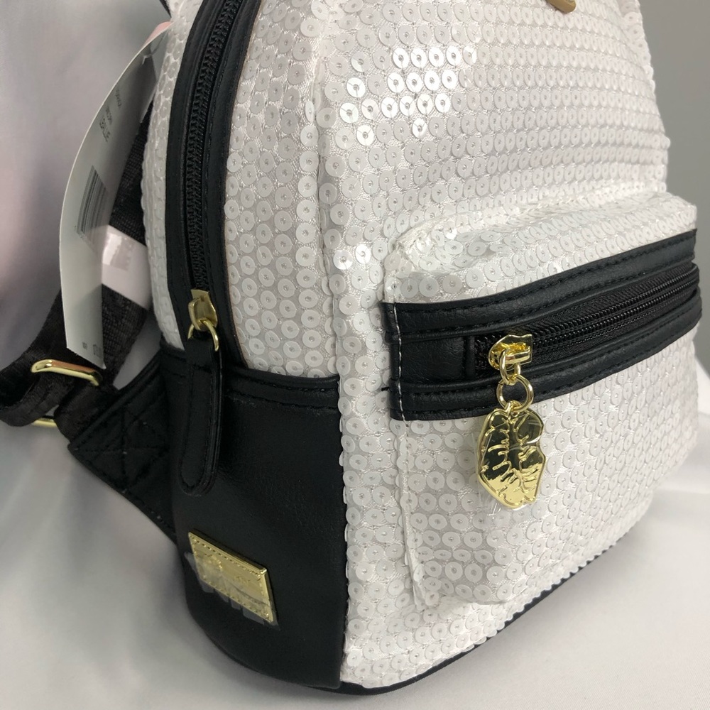 New BETSEY JOHNSON mini sequin backpack - Picture 3 of 8